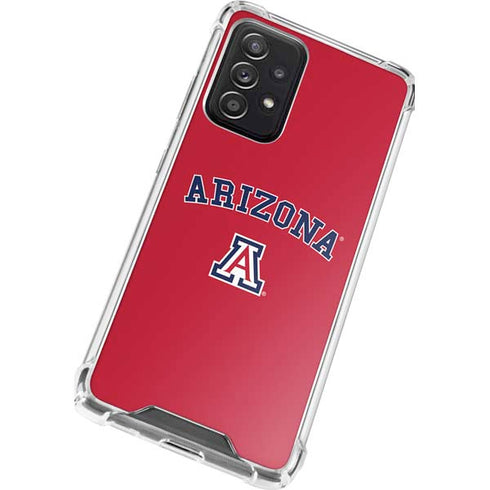 University of Arizona Primary Logo Red Galaxy A72 5G Clear Case